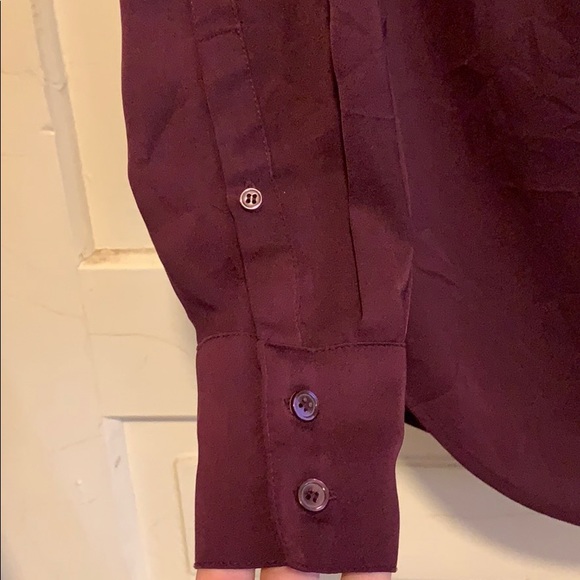 J Crew 1/2 button up blouse - Picture 2 of 3